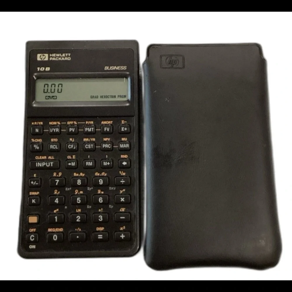 Hewlett-Packard Financial Business Calculator with Case.